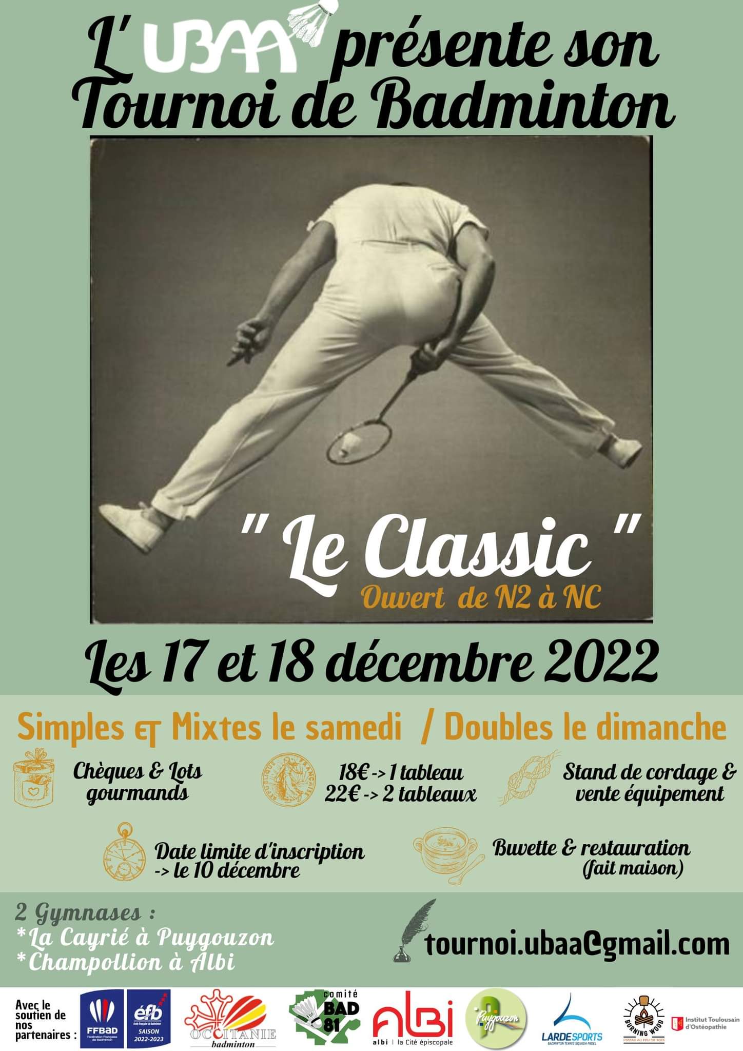 UBAA classic decembre 2022 UBAA – “Le Classic”